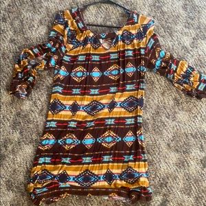 RANCHO ESTANCIA Aztec dress